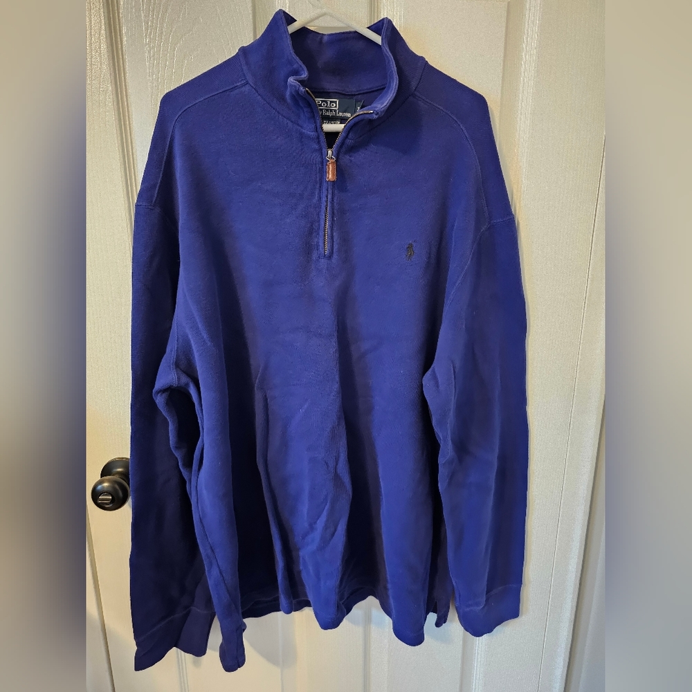 POLO by RALPH LAUREN - XXL - LONG SLEEVE 1/4 ZIP-UP